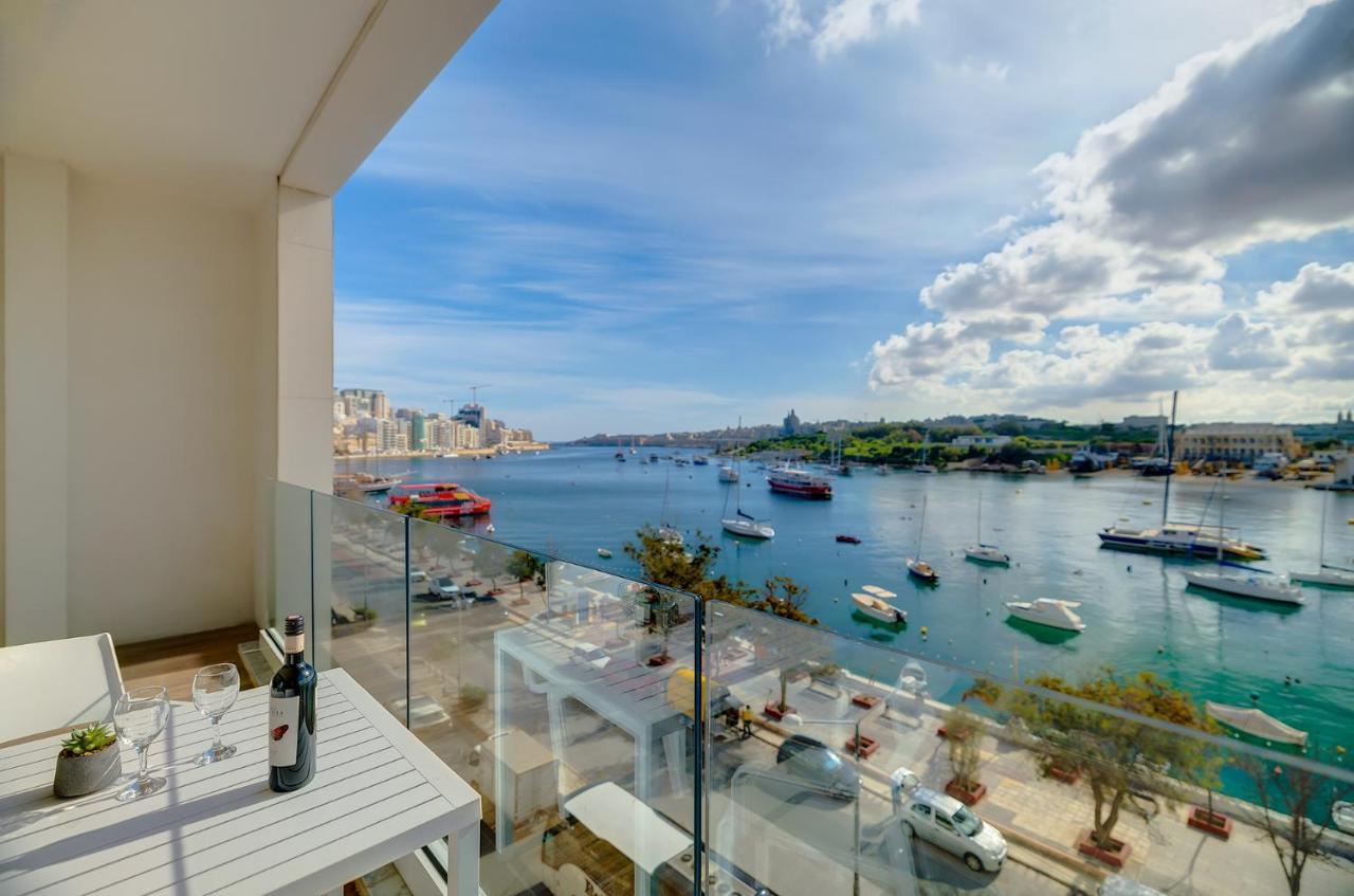 Luxury Apartment With Valletta And Harbour Views 斯利马 外观 照片