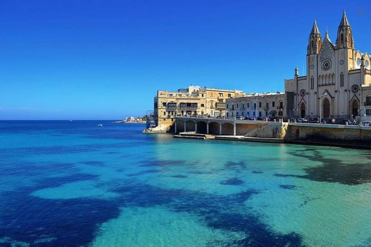 Luxury Apartment With Valletta And Harbour Views 斯利马 外观 照片