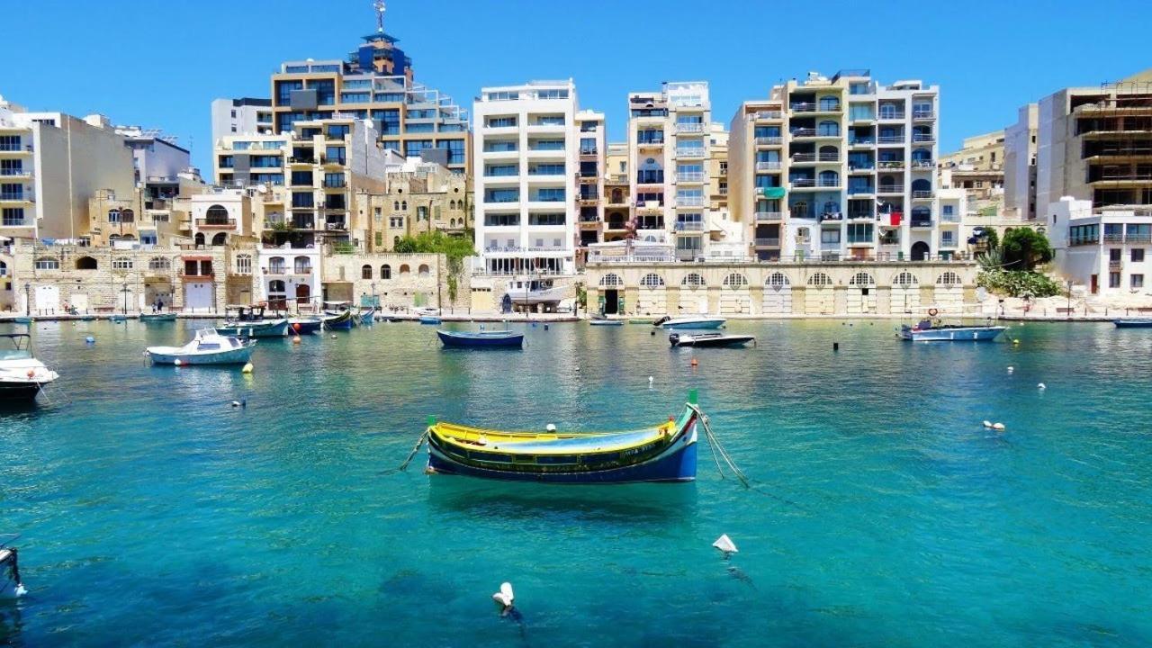 Luxury Apartment With Valletta And Harbour Views 斯利马 外观 照片