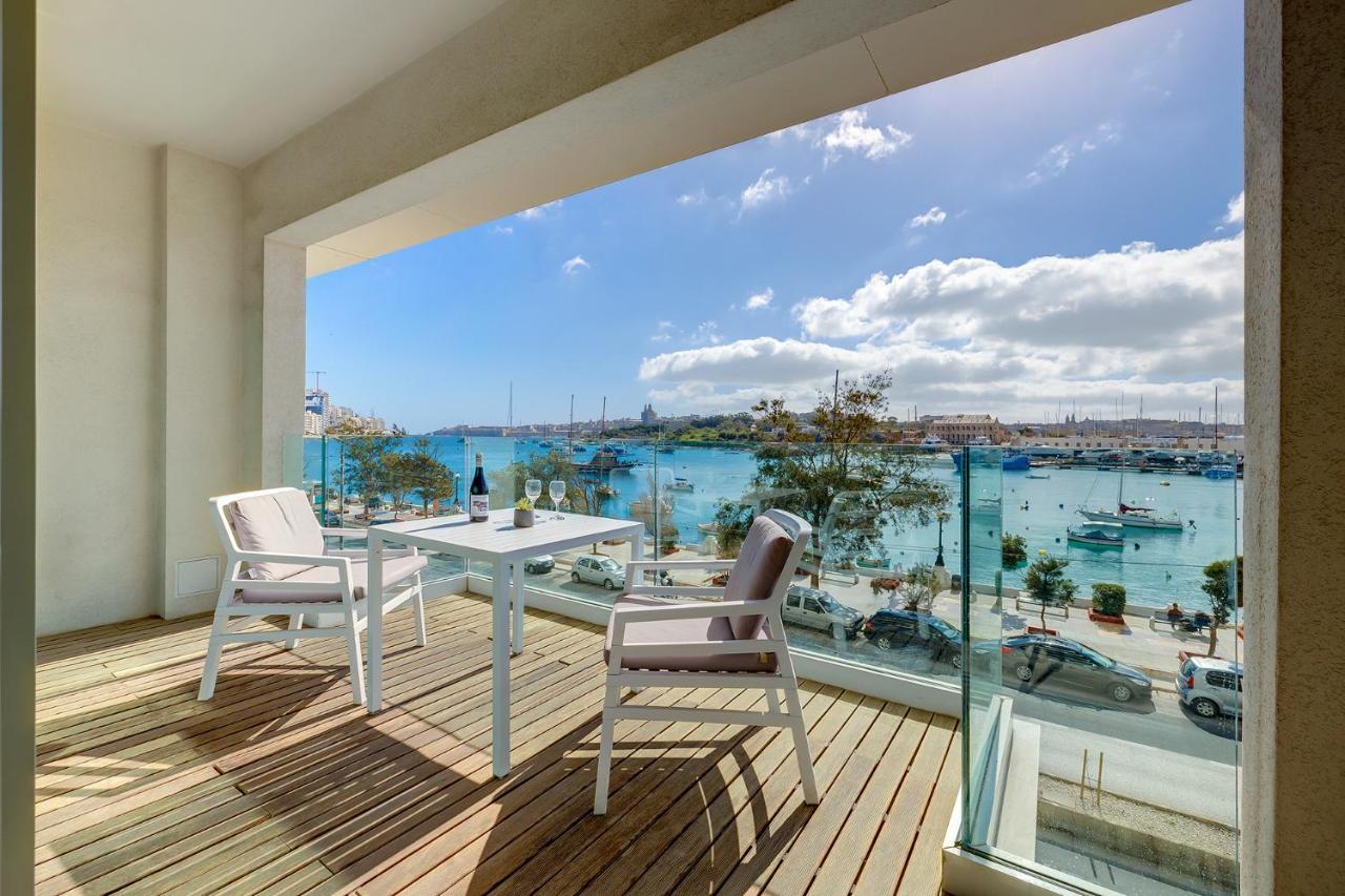 Luxury Apartment With Valletta And Harbour Views 斯利马 外观 照片