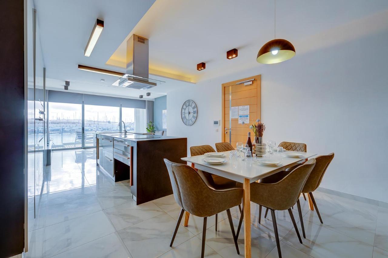Luxury Apartment With Valletta And Harbour Views 斯利马 外观 照片