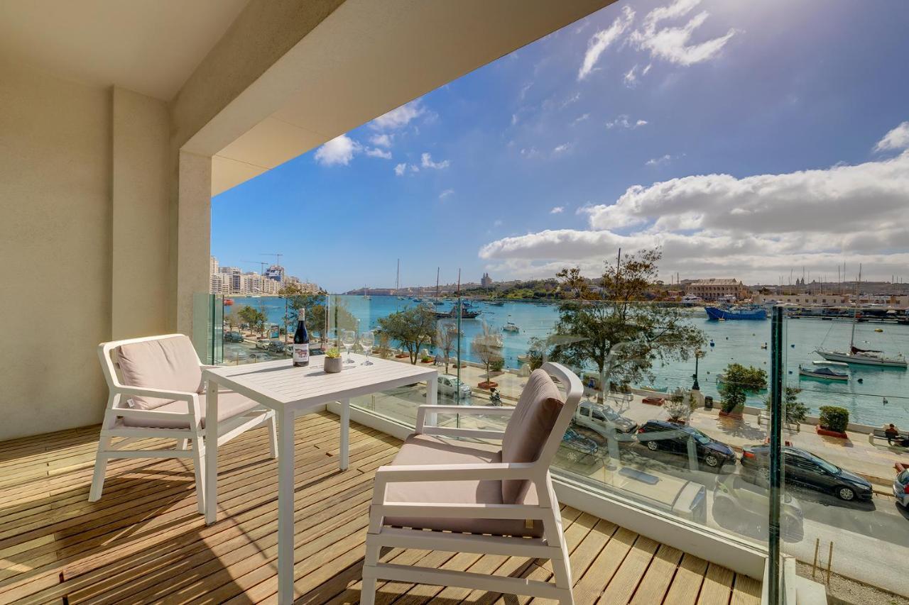 Luxury Apartment With Valletta And Harbour Views 斯利马 外观 照片