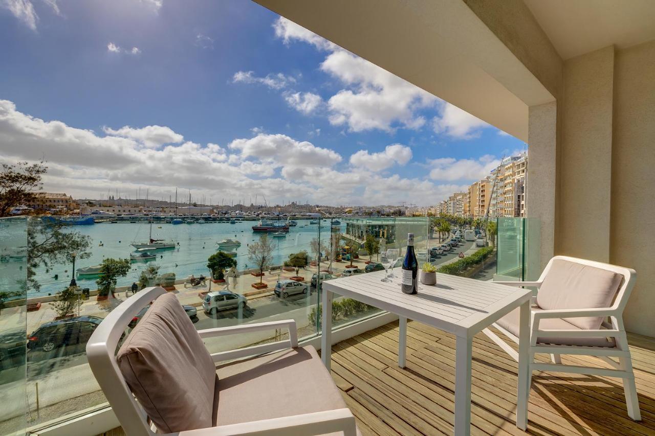 Luxury Apartment With Valletta And Harbour Views 斯利马 外观 照片
