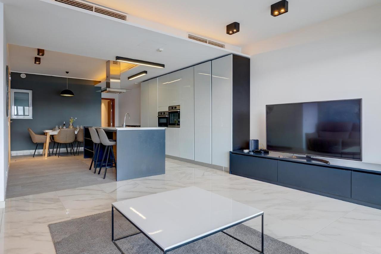 Luxury Apartment With Valletta And Harbour Views 斯利马 外观 照片